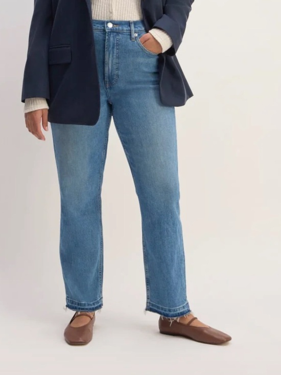 Everlane Denim - Everlane The Original Cheeky Jean Straight Leg Organic Cotton Jeans Capsule
